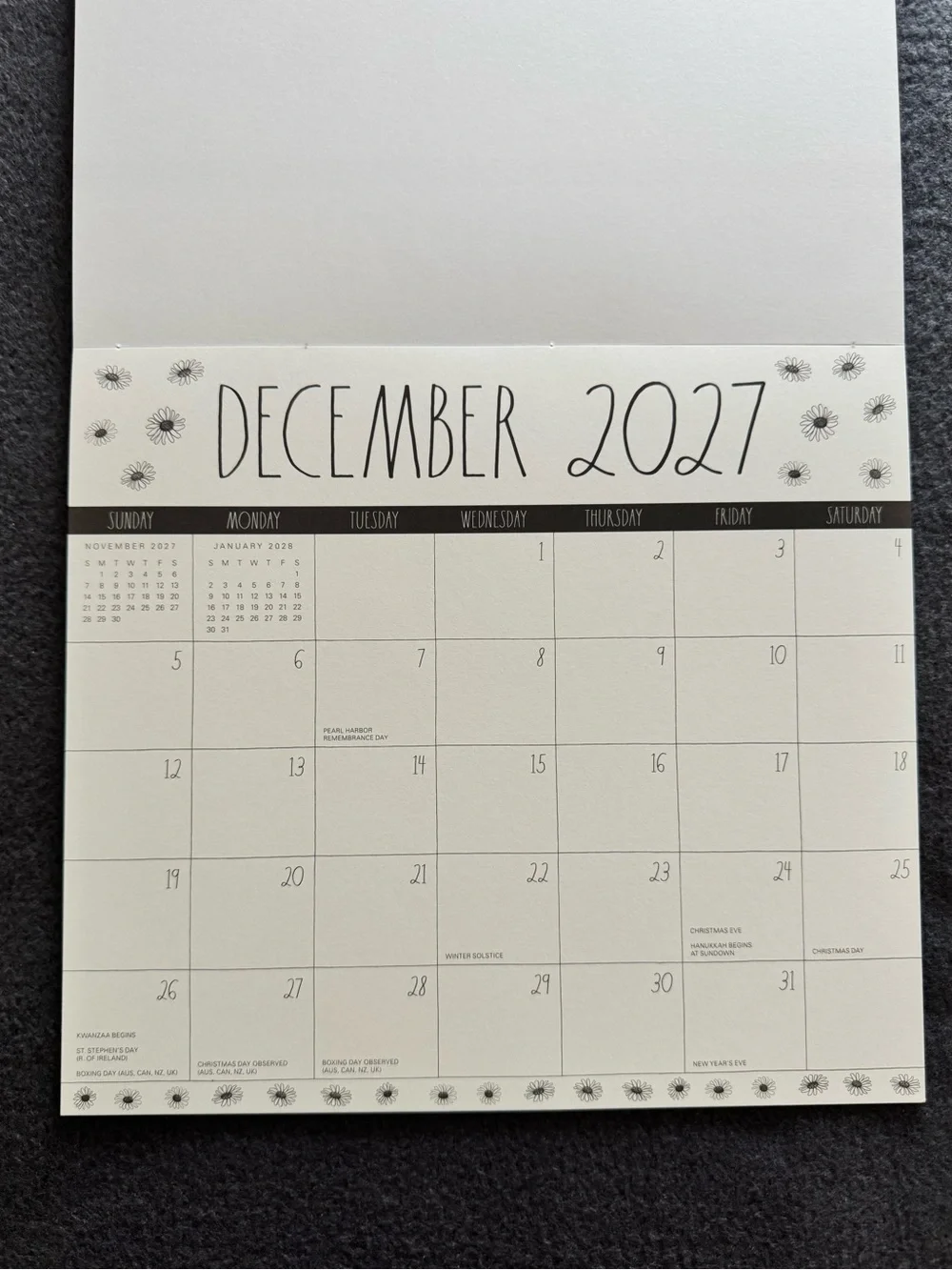 Rae Dunn Magnetic Monthly Planner